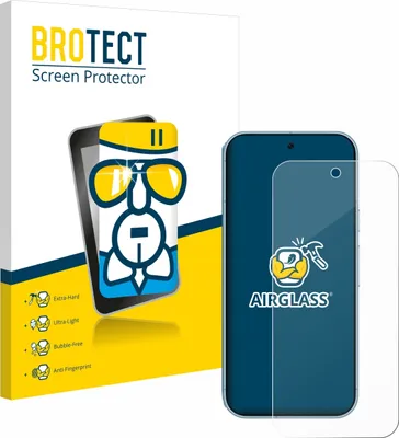Produktbild von BROTECT Schutzglas für Google Pixel 9 Pro Schutzfolie Panzer Folie Glas Display Schutz klar