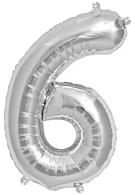 Immagine prodotto di Pallone in foil 6 argento