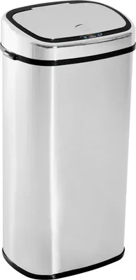 Produktbild von Sensor Mülleimer 68L Automatik Mülleimer mit Bewegungssensor, Wasserdichter Abfalleimer für Büro, Schlafzimmer, Küchen Edelstahl Silber