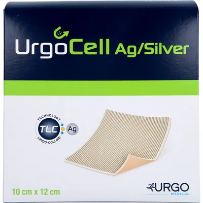Produktbild von UrgoCell Silver, Lipidokolloid-Schaumstoffwundauflage mit Silbersalz, 10 St VER