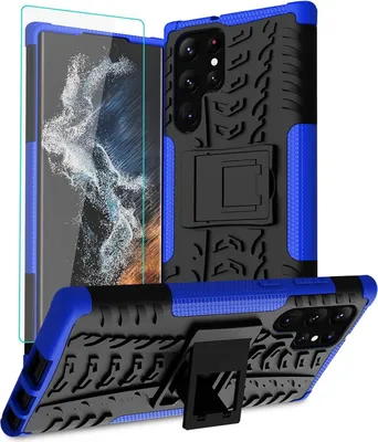 Produktbild von Glasbildschirmhülle Für Samsung Galaxy S22 Ultra Blau