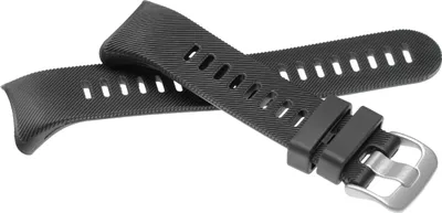 Produktbild von vhbw Ersatz Armband kompatibel mit Garmin Forerunner 45 S, 45 Fitnessuhr, Smartwatch - 11,6 + 9,1 cm Silikon schwarz