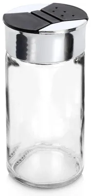 Zdjęcie produktu dla Szklany pojemnik na przyprawy - 100 ml - z wkładem sitkowym