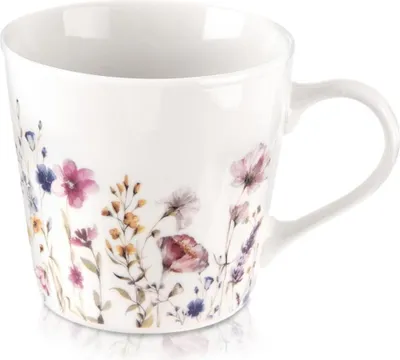 Image de Orion | Mug en porcelaine - 430 Ml - Motif floral - Résistant au lave-vaisselle - Mug a café