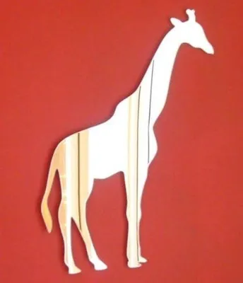 Produktbild von Famanu Wandspiegel mit Giraffenmotiv - Kinderzimmer oder Flur, 60 x 43 cm