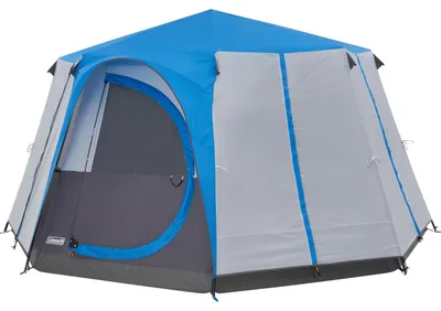 Produktbild von Coleman Octagon 8 Blau 8 Personen Familien-Zelt