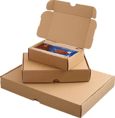 Produktbild von 3900 x Maxibriefkartons 175x115x45mm Post Warensendungen Faltkarton Versandkarton, DIN A6, Braun