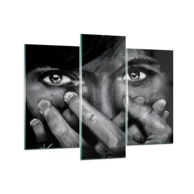 Produktbild von Bilder auf glas - Graffiti Wand Farbe Malerei - 130x100cm - Glasbilder - Wandbilder - Kunstdruck - zum Aufhängen bereit - Wanddekoration aus Glas - Glas Bilder - Wandbild auf Glas - GCB130x100-0459