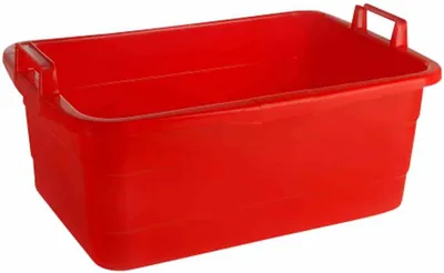 Image de Lockweiler Nacelle en polyéthylène rouge 800x535x300mm - 395/80