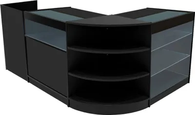 Produktbild von Hyperion LED Verkaufstheken-Set LM60 + B900 + K900 + TB60 – Schwarz
