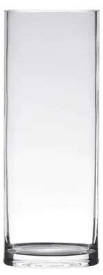 Produktbild von Dekoglas, Vase ZYLINDER COLD CUT H. 40cm D. 15cm transparent rund Glas Hakbijl