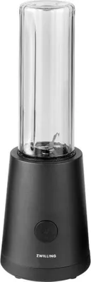 Produktbild von ZWILLING Standmixer, Smoothie Maker, Inkl. Trinkflasche mit Verschluss, 600 ml, 300 Watt, Edelstahl/Kunststoff, Schwarz