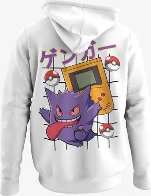 Produktbild von Pánská mikina Anime Pokemon Monster Gengar Ghost Pikachu Gameboy ゲンガー