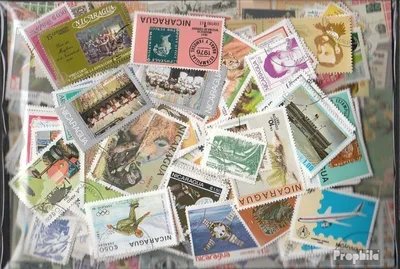 Produktbild von Briefmarken Nicaragua 800 verschiedene Marken