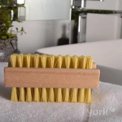 Obrázok produktu pre York, Dwustronna szczotka drewniana do rąk, 1 sztuka