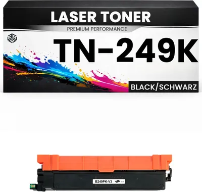 Produktbild von Toner TN-249K für Brother kompatibel Schwarz TN249 BK Premium Alternativ  für Brother HL-L8230cdw, HL-L8240cdw, MFC-L8340cdw, MFC-L8390cdw