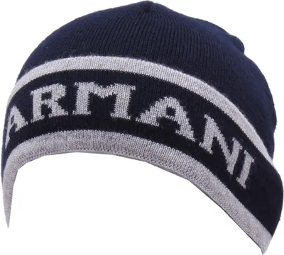 Immagine prodotto di 9647X cuffia BOY bimbo ARMANI JUNIOR blue/grey mix wool beanie hat