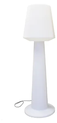 LED-Stehleuchte, kabelgebunden, weiß, H110 cm, E27-Fassung