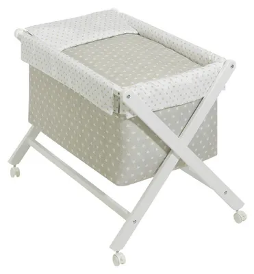 Image de Interbaby Berceau en Croix-Etoile-Beige