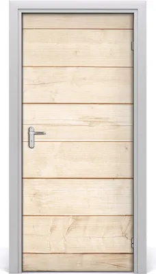 Produktbild von Tulup Türaufkleber 95x205 cm Dekorative Aufkleber Selbstklebend Wasserdichte Tapete Abnehmbar Schlafzimmer Wohnzimmer Wohnkultur - Holzuntergrund