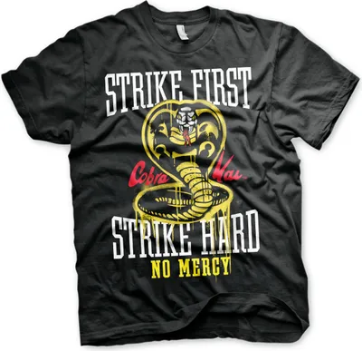 Produktbild von Strike First - Strike Hard - No Mercy T-Shirt - Medium - Black