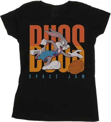 Produktbild von Space Jam: A New Legacy - "Balling Bugs" T-Shirt für Damen BI50078 (XXL) (Schwarz)