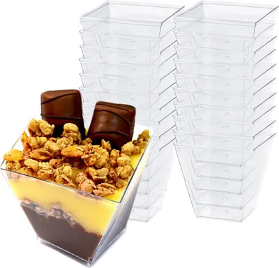 Produktbild von FingerFood Dessertbecher Behälter 120ml 20Stk.