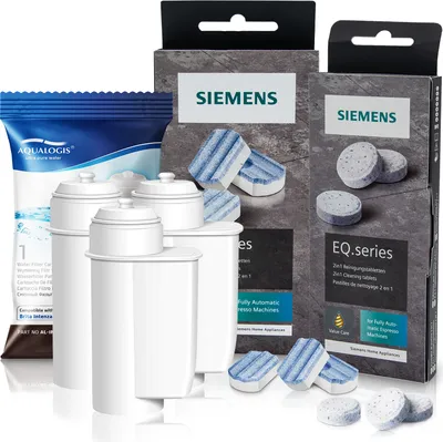Produktbild von Siemens Kaffeemaschinen-Set Aqualogis AL-Inte 3tlg., TZ80001, TZ80002