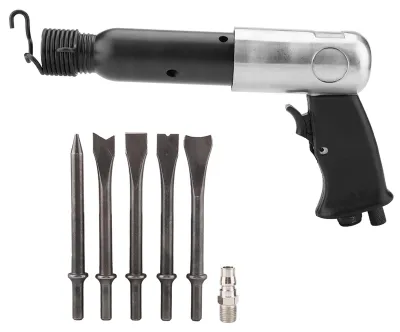 Produktbild von Lufthammer 250 mm - Pmatischer Hammer - Werkzeugset mit Meißelbits