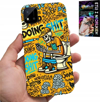 Obrázek produktu pro Etui Do Realme C11 2021 - Doing Shit Kościotrup Na Kiblu Case