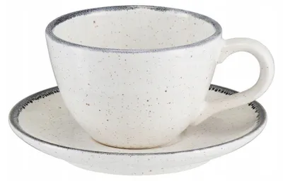 Produktbild von Villa Italia Kaffeetasse mit Untertasse VANILLA 250 ml Keramik