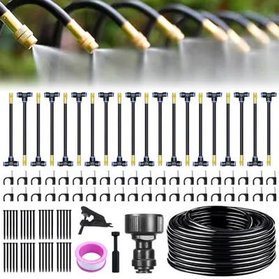 Bewässerungssystem 20 m mit 20 Sprühdüsen, automatisch