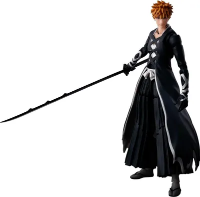Immagine prodotto di Bandai Tamashii Nations Bleach: Mille anni di guerra di sangue S.H. Figuarts Actionfigur Ichigo Kurosaki (Bankai Tensa Zangetsu) 16 cm
