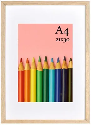 Obrázek produktu pro Dubový rámeček na fotografie 21 x 30 cm s paspartou