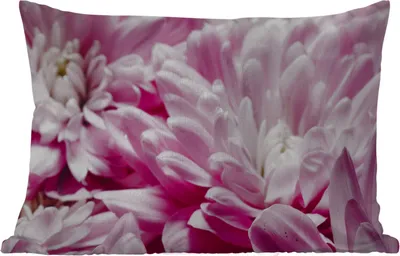Produktbild von MuchoWow® Outdoor Kissen - Blumen - Rosa - Natur - 60x40 cm - Wetterfest - Lounge Kissen - Zierkissen - Kissen für Innenräume