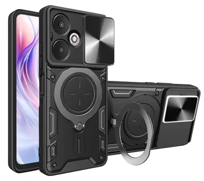 Obrázok produktu pre Techsuit CamGuard Pro ochranné Puzdro pre Xiaomi Redmi 13C 5G / Poco M6 - Čierne