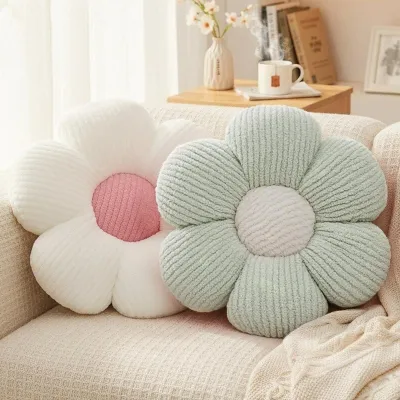 Produktbild von Set aus 2 Blumen-Kissen für Kinder