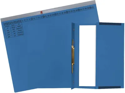 Produktbild von Exacompta 370107B - Karton - Blau - 320 g/m² - 265 mm - 316 - 1 Stueck e