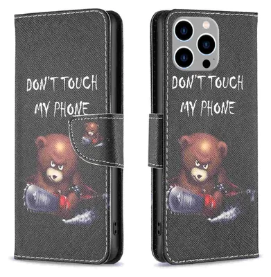 Produktbild von Für Apple iPhone 15 Kunst-Leder Book Handy Tasche Motiv 6 Hülle Etuis Schutz