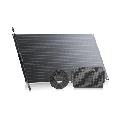 Immagine prodotto di BLUETTI Charger 2, generatore da 1200W, caricabatterie e caricabatterie DC-DC. Doppio ingresso, pannelli solari flessibili PV100FX per centraline portatili, ideali per viaggi on the road