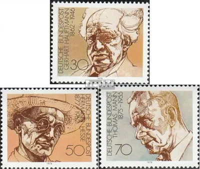 Produktbild von Briefmarken BRD (BR.Deutschland) 1978 Mi 959-961 (kompl.Ausgabe) postfrisch Nobelpreisträger deutschsprach. Literatur / Bl.16