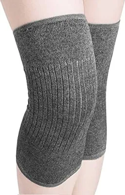 Produktbild von Kaschmir Elastische Kniebandage Therapie Kniewärmer Knie Arthritis Gelenkschmerzlinderung Wärme Knieschoner Knieschützer Thermo Knieorthesen Warme
