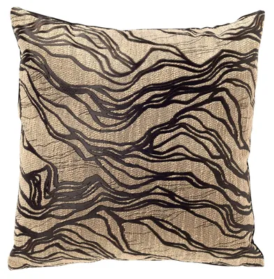 Productafbeelding van Dutch Decor kussensloop Arwen, 45x45 cm, zwart
