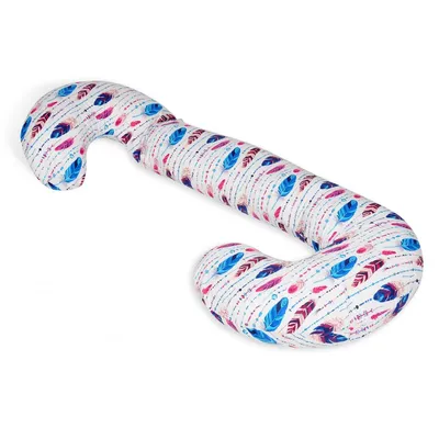 Image de Coussin plumes multicolores