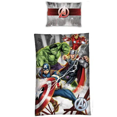 Produktbild von Marvel Avengers Bettbezug Ready - 140 x 200 cm - Polyester