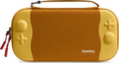 Immagine prodotto di Custodia per Nintendo Switch 2 Bag Case, custodia protettiva a 360° per console e giochi Switch, Tomtoc Slim FancyCase G05, Mango