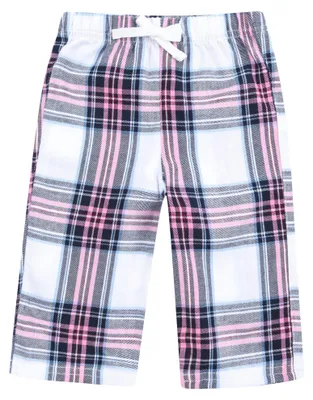 Produktbild von Larkwood - Loungehose für Baby LT5525 (92) (Weiß/Pink)