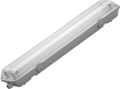 Zdjęcie produktu dla 60 cm 20 W LED lampa do pomieszczeń wilgotnych Oprawa wannowa 2-punktowa T8 LED Tube 6400 K – zimna biel IP65