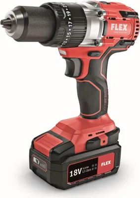 Produktbild von FLEX Akku-Schlagbohrschrauber 18V PD 2G 18.0-EC 5Ah 516171 + Schnellladegerät