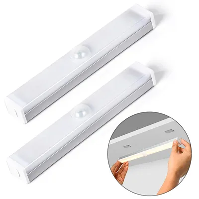Produktbild von LED Nachtlicht mit Magnet, USB aufladbar, Schrankbeleuchtung LED mit Bewegungsmelder, dimmbar, Weiß & Warmweiß